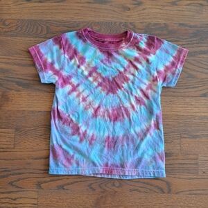 Kids handmade tie dye shirt size small